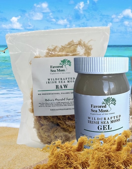 Sea Moss Gold Gel - No Preservatives - 100% Organic